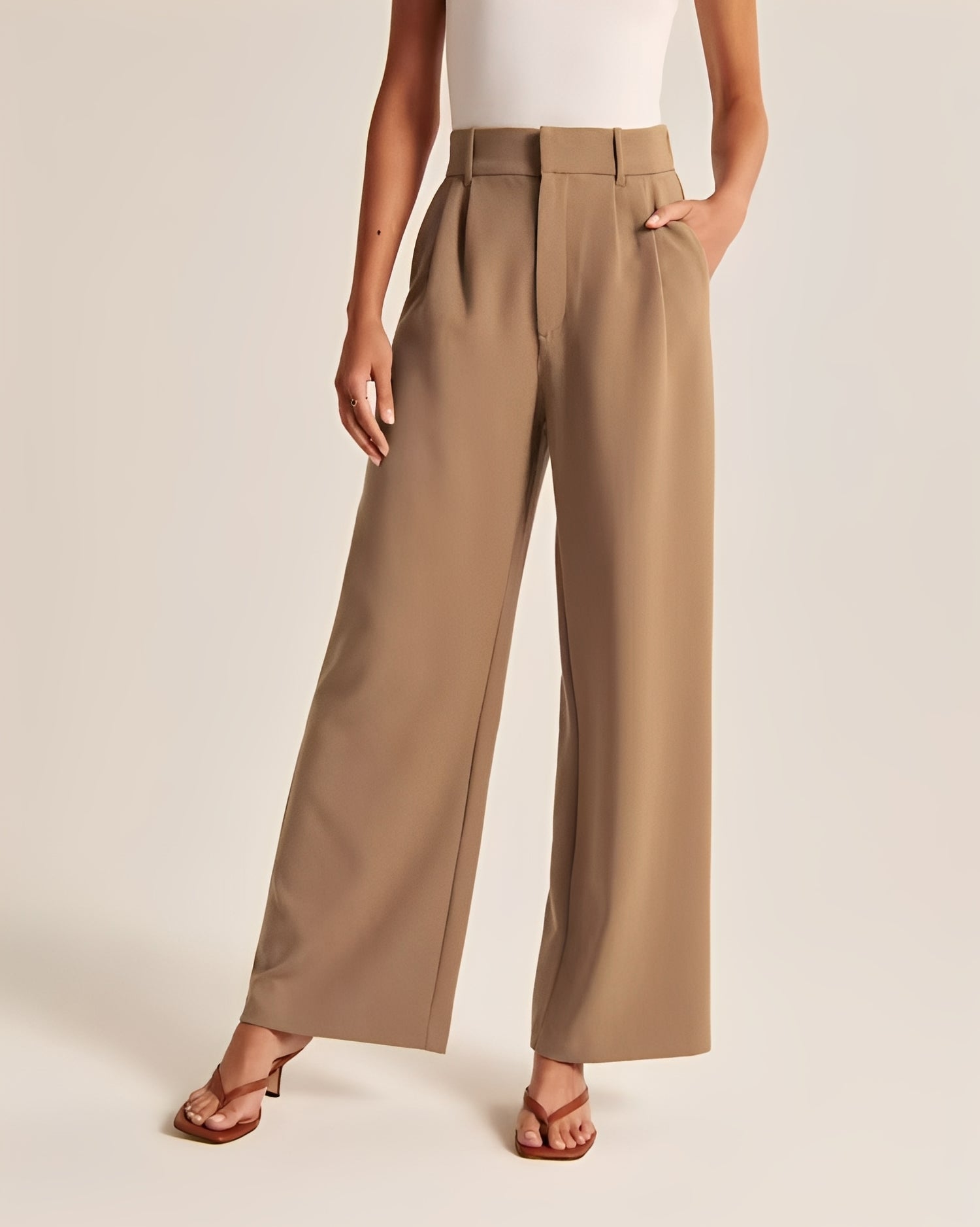 Ruth - Pantalon élégant à jambes larges pour femmes