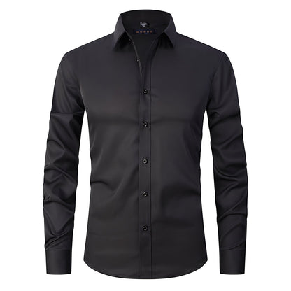Elton - Chemise homme ajustée et extensible