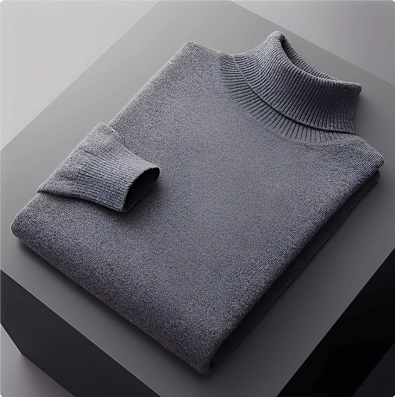 Osborn - Pull à col roulé simple pour hommes