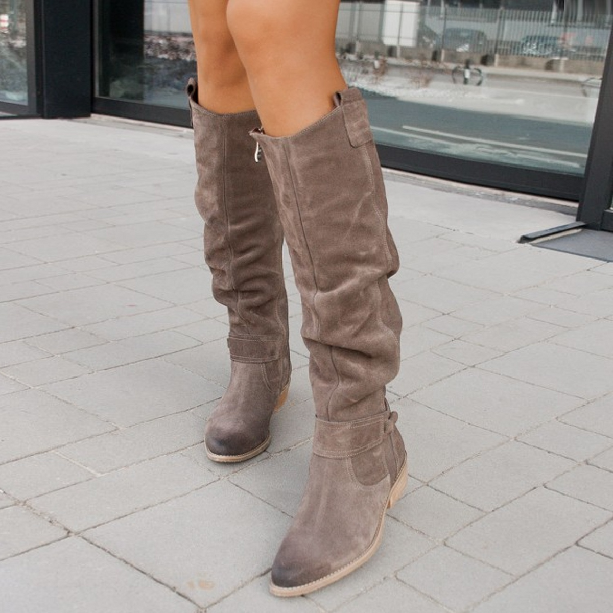 Terina – Bottes casual jusqu'au genou pour femmes