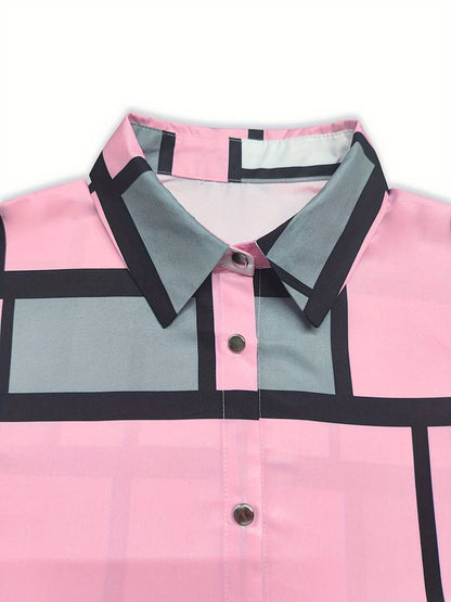 Alma - La chemise décontractée à carreaux