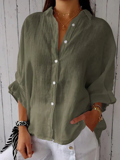 Madison - Timeless elegant blouse with buttons