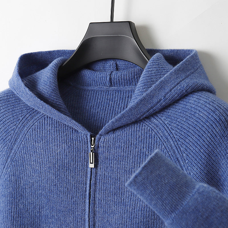 Anderson - Loose knitted hooded sweatshirt for men