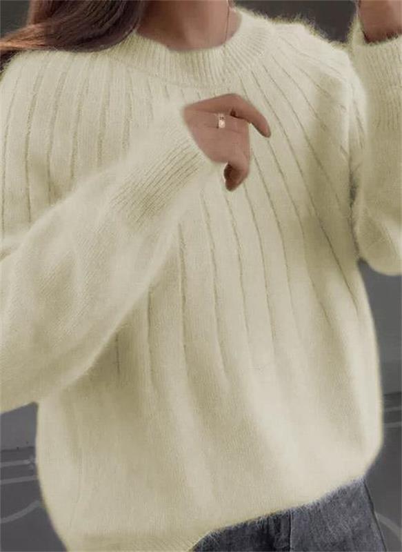 Taimi - Pull en cachemire pour femme : naturellement élégant en couleur fourrure