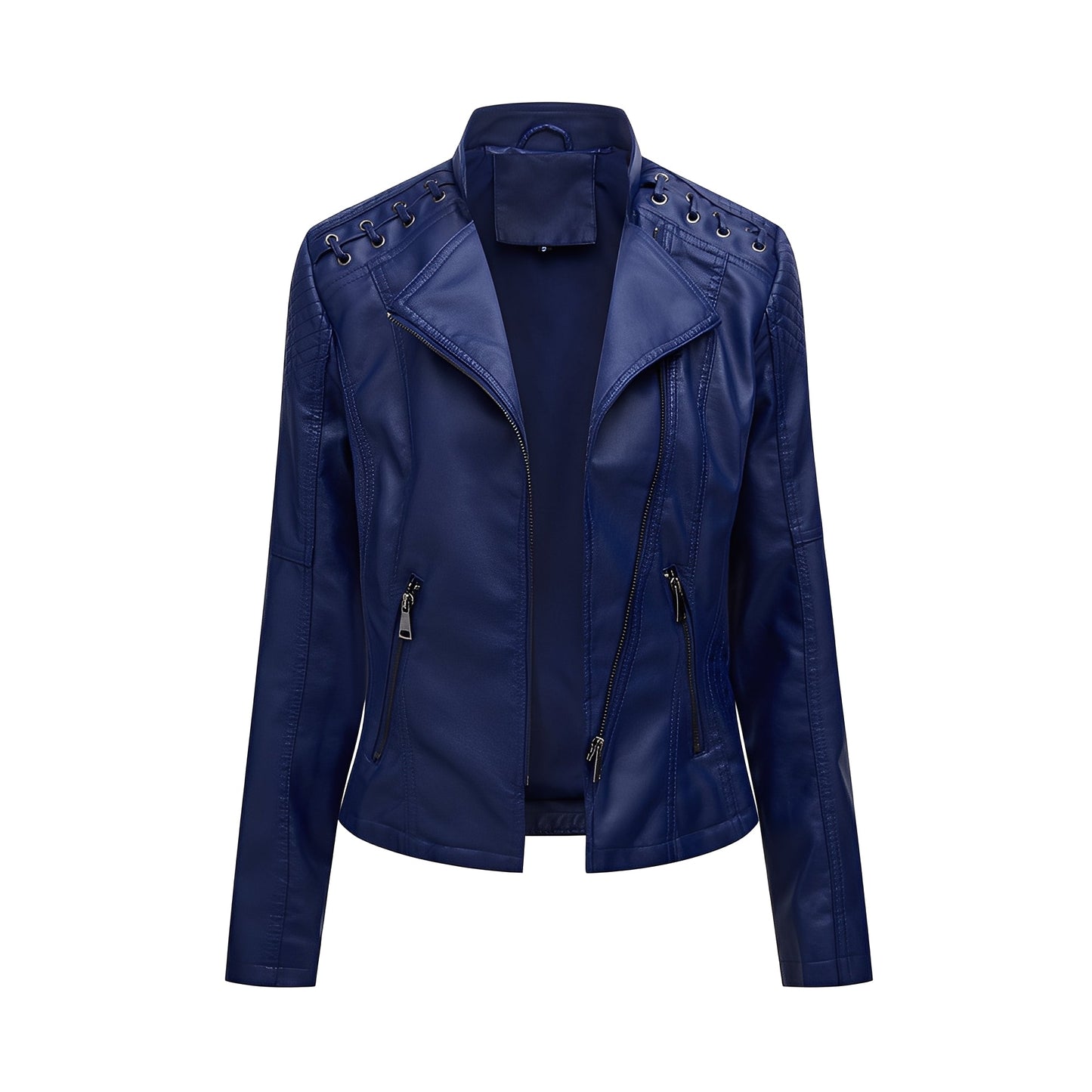 Inès - Refined leather jacket for women