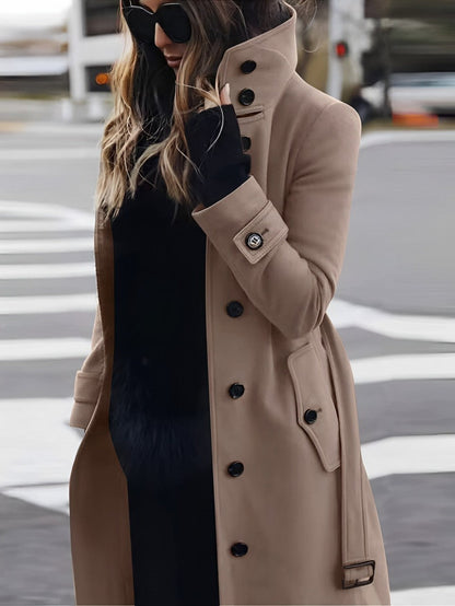Lydia - Timeless wool coat with fitted cut