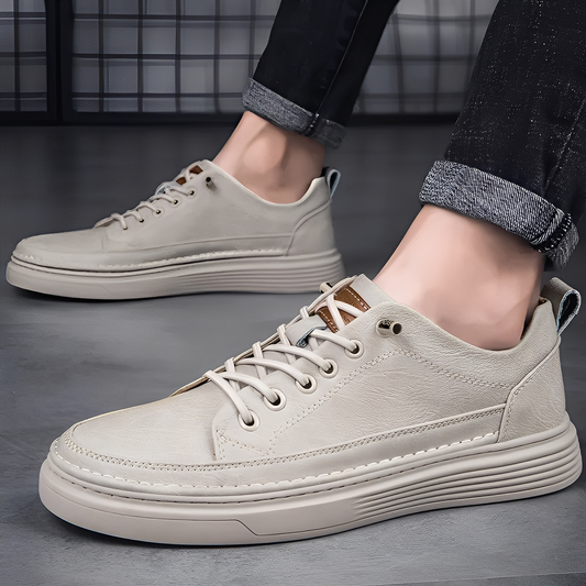Damion - Baskets Classiques en Cuir pour Hommes