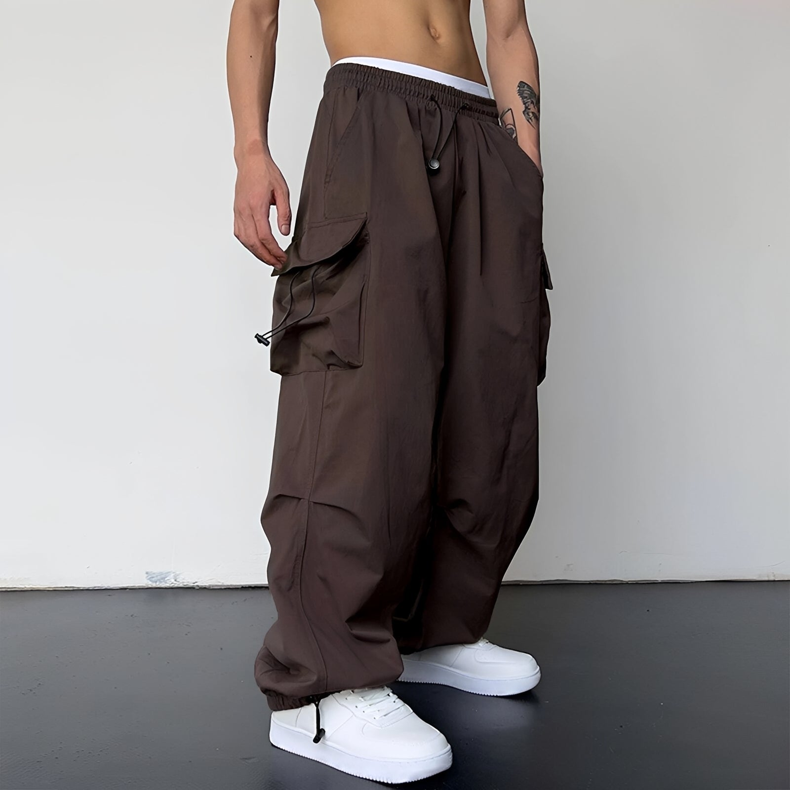Curtis - Pantalon cargo ample et à séchage rapide