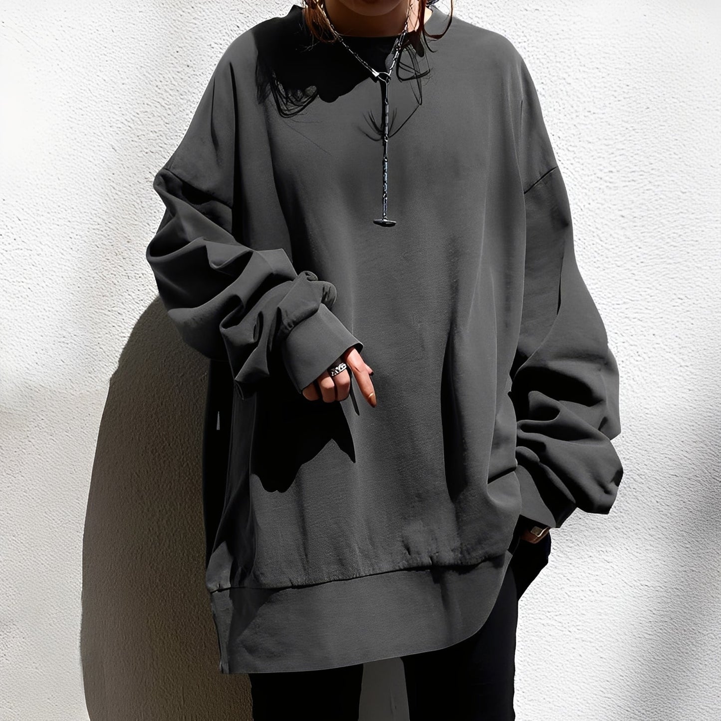 Jemima - Pull ample avec épaules tombantes pour femmes