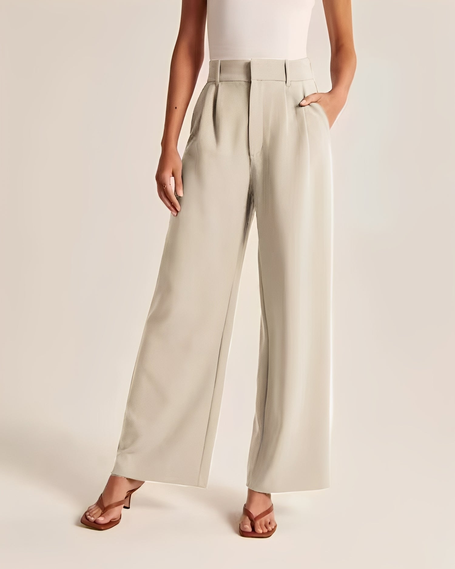 Ruth - Pantalon élégant à jambes larges pour femmes