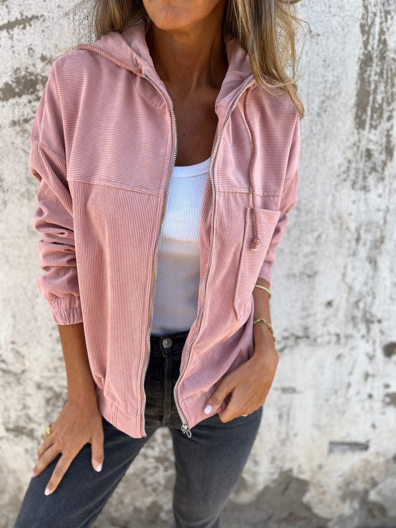 Ariellee – Veste Décontractée avec Capuche et Zip
