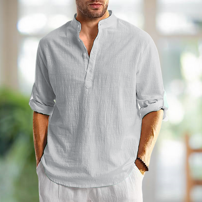 Bryson - Chemise Décontractée en Lin pour Homme