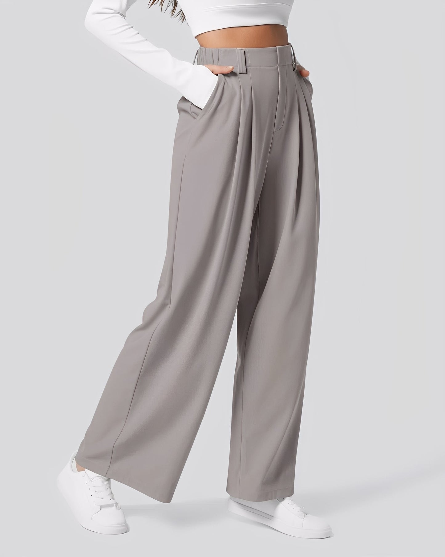 Montana - Pantalon droit à taille élastique pour femmes