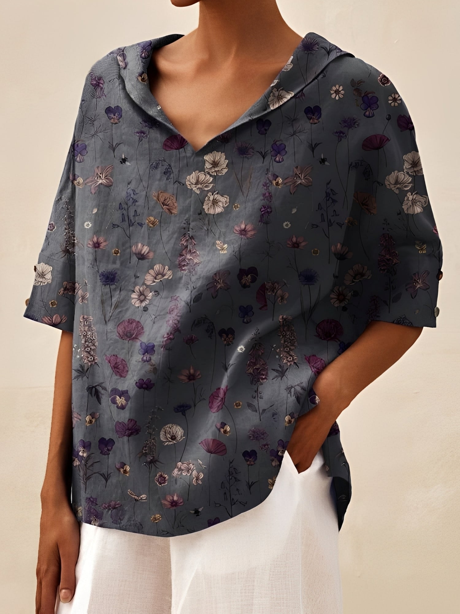 Angie - Blouse décontractée et ample pour femmes