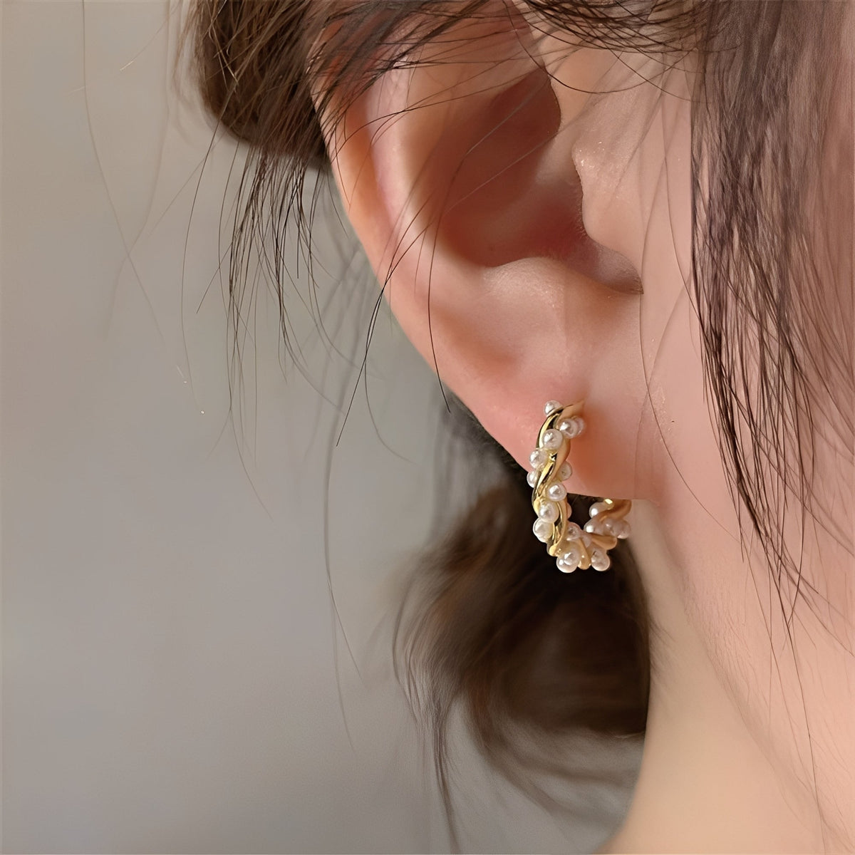 Ellie – Boucles d'oreilles en perles tressées