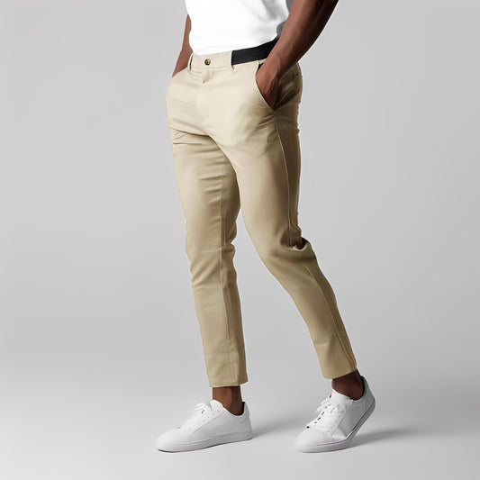 Gwenaël - Basic stretch men's trousers