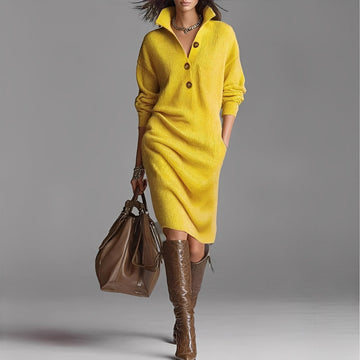 Camryn - Robe élégante à manches longues