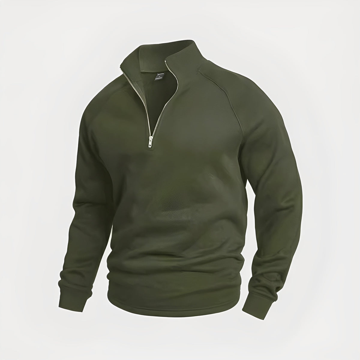 Wiley - Sweat-shirt confortable pour hommes avec fermeture éclair
