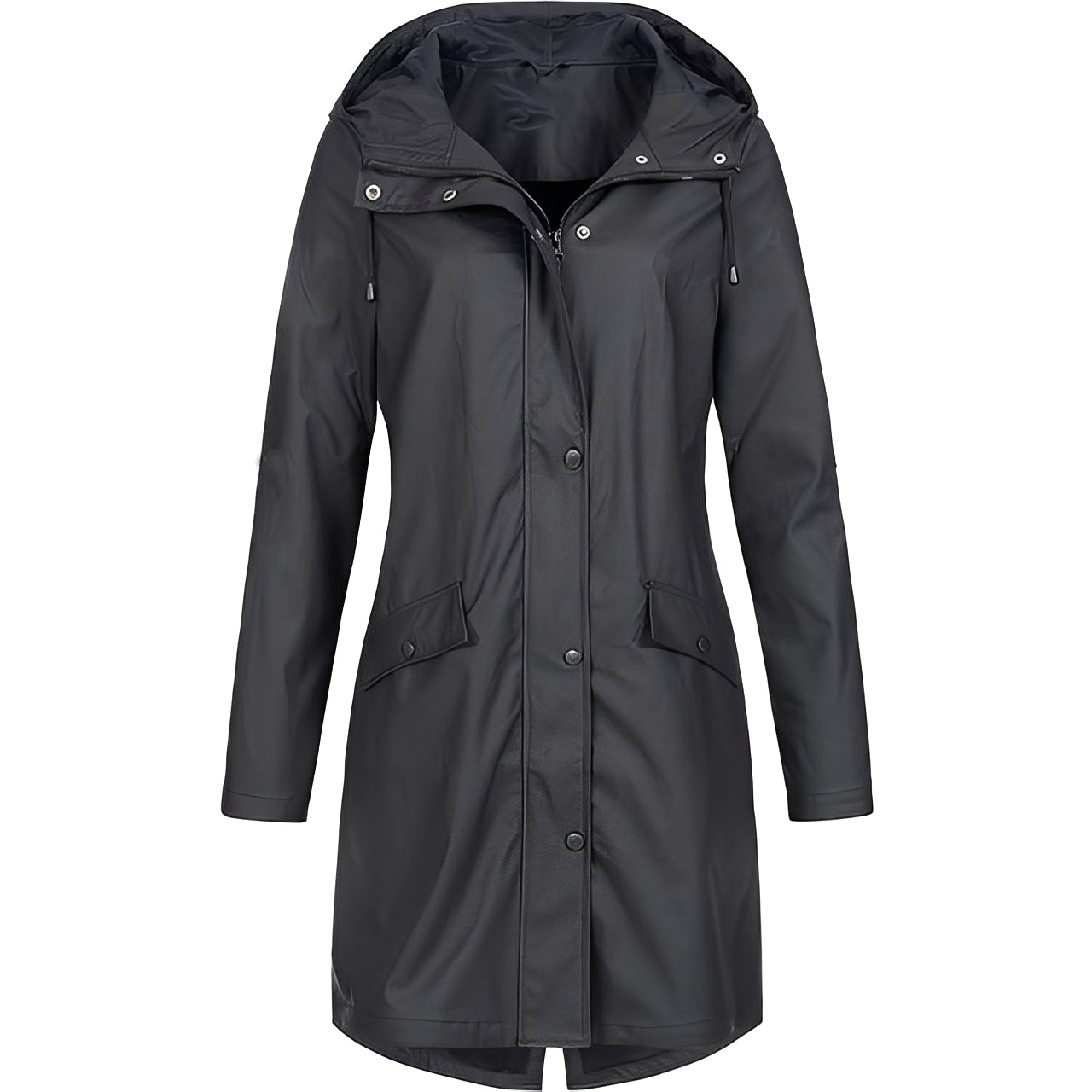 Jessica - Long manteau imperméable pour femmes, polyvalent
