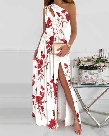 Jasmin - Élégante robe longue à une bretelle pour femmes