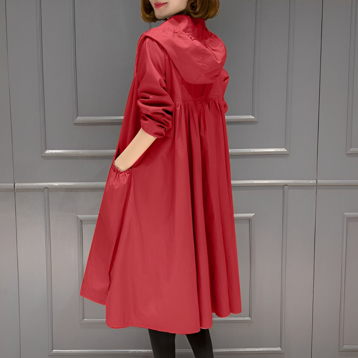 Margarette - Élégant manteau imperméable avec capuche pour femmes