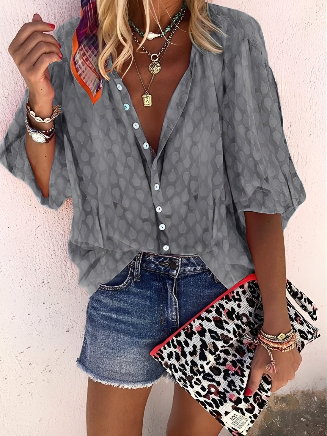 Jesse – Blouse pour femme – décontractée et ample