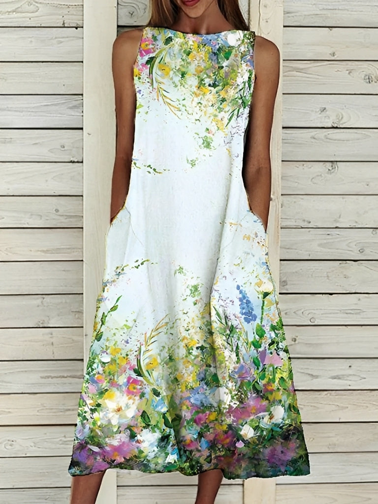 Josephine - Robe élégante à motif floral pour femmes