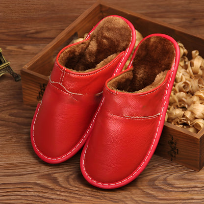 Xavier - Warme Hausschuhe aus Baumwolle für Herren