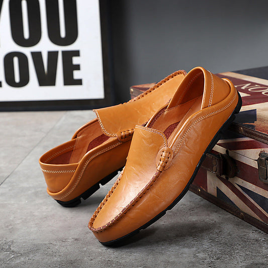 Edric - Mocassins élégants et confortables en cuir pour hommes