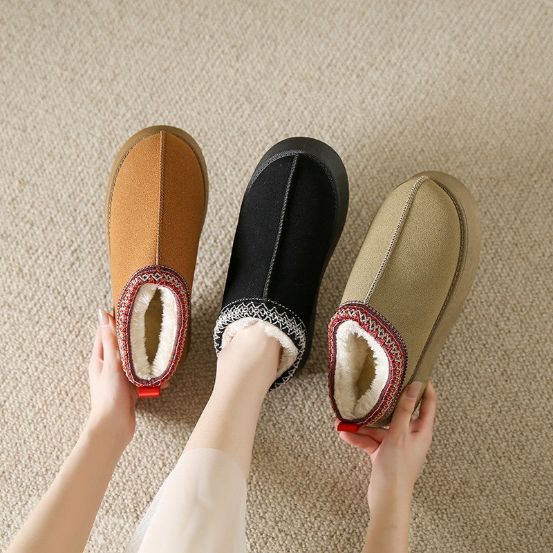 Scarlette - Pantoufles confortables en peluche pour femmes