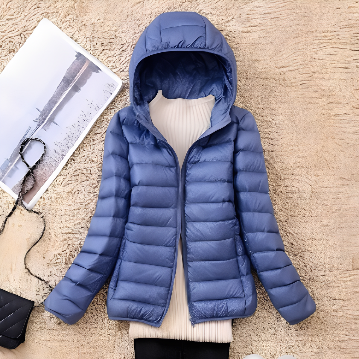 Lyndsay - Veste confortable et élégante avec capuche