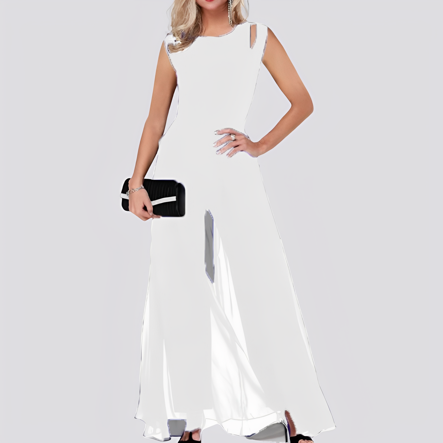 Sienna - Eleganter ärmelloser Overall für Damen