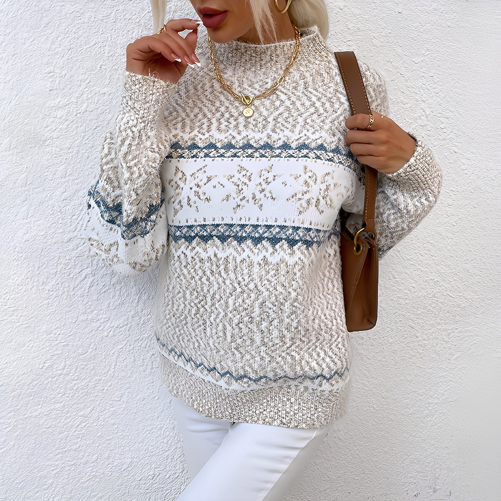 Joselyne - Pull d'hiver chaud pour femmes