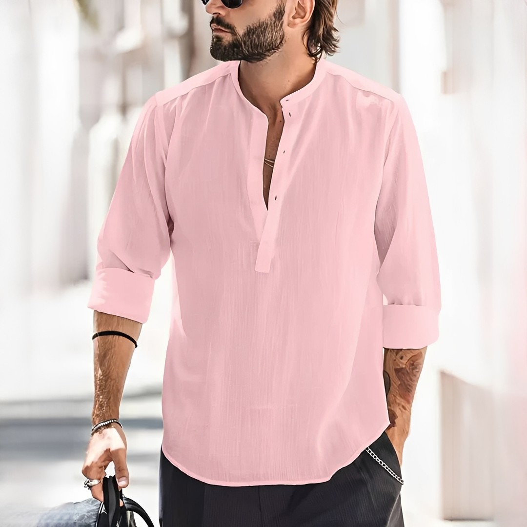 Enrico - Chemise homme d'été, légère et à la mode