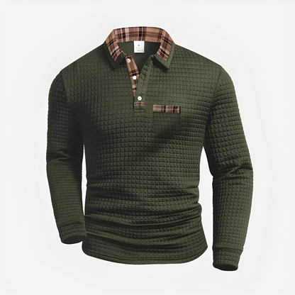 Morris - Polo élégant pour hommes à manches longues