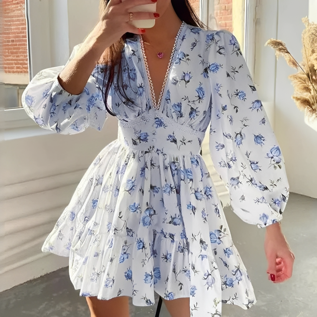 Jessamin - Robe d'été élégante avec imprimé floral pour femme