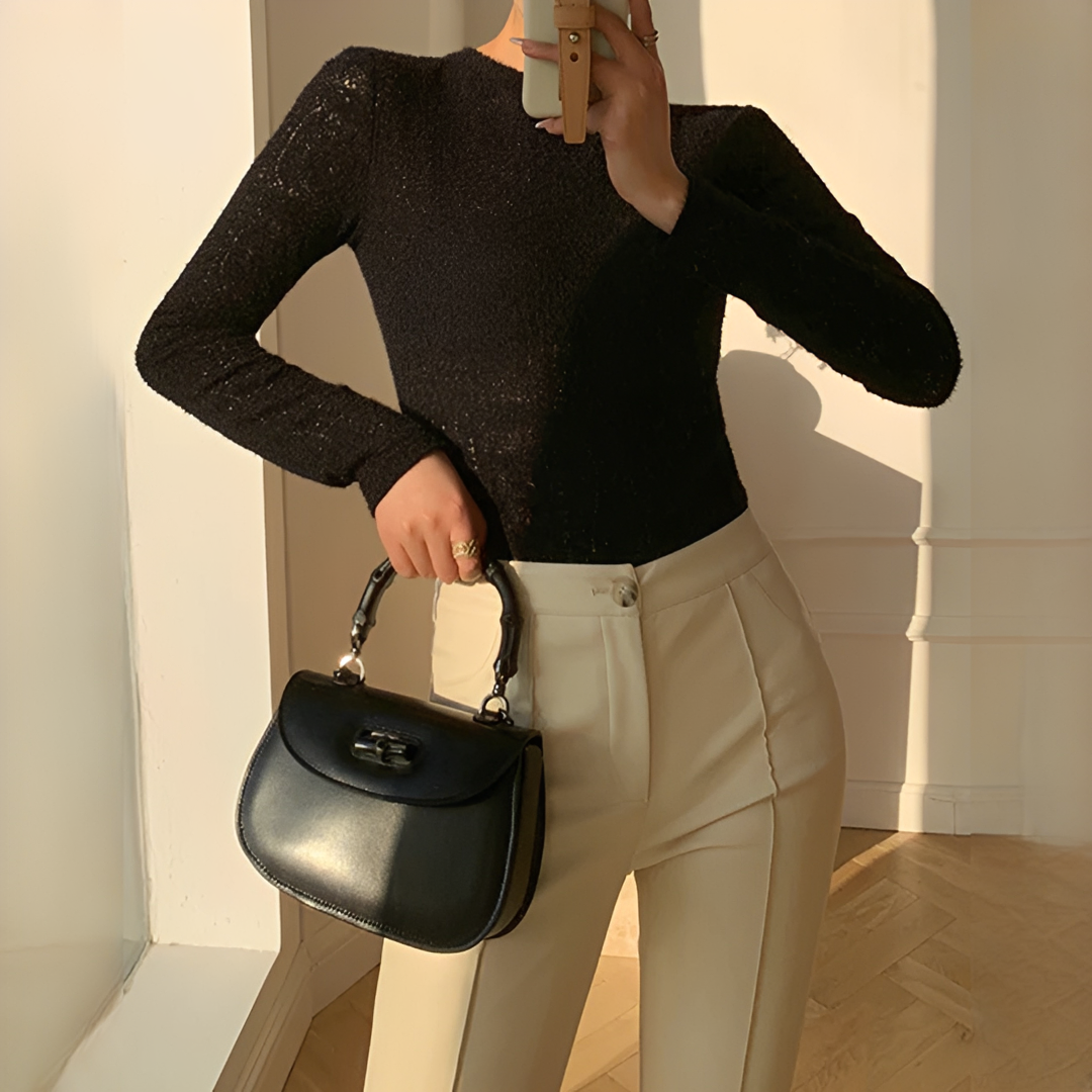 Perlaine - Chemise confortable à manches longues