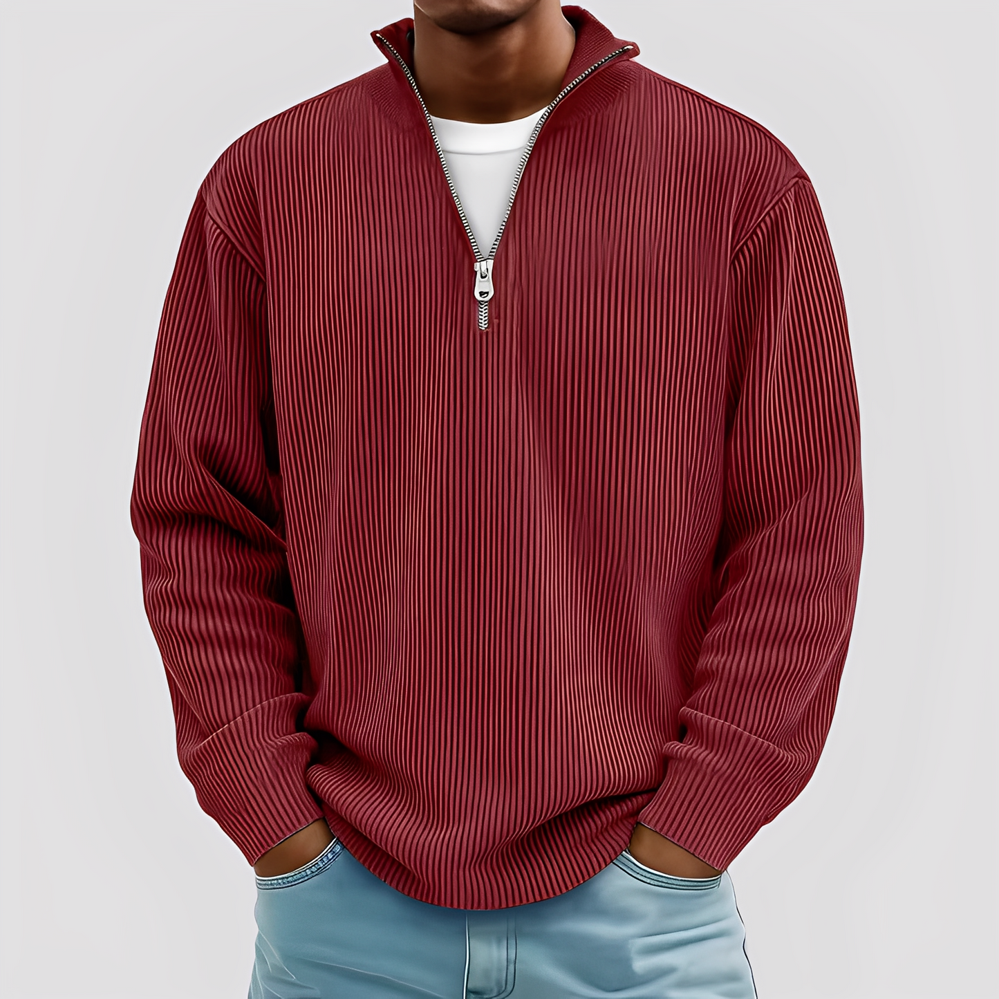 Henry - Moderner und bequemer Herrenpullover, warm