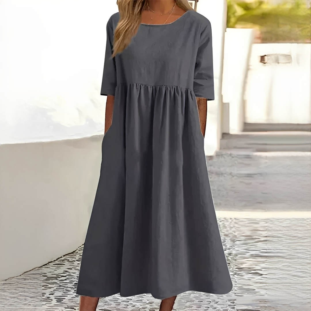 Ivanna - Robe d'été simple pour femmes