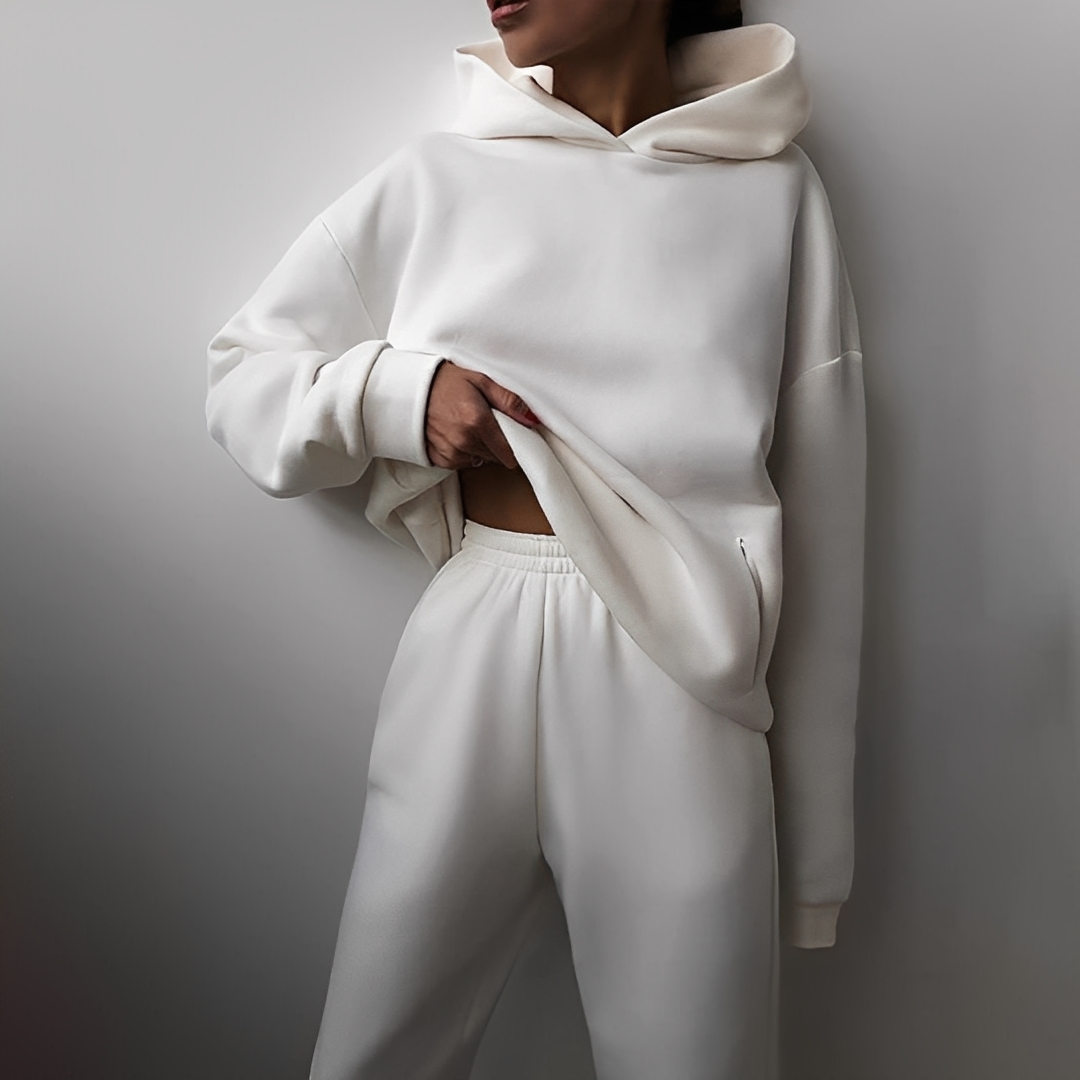 Carolyne - Ensemble d'hiver ample, veste et pantalon pour femme