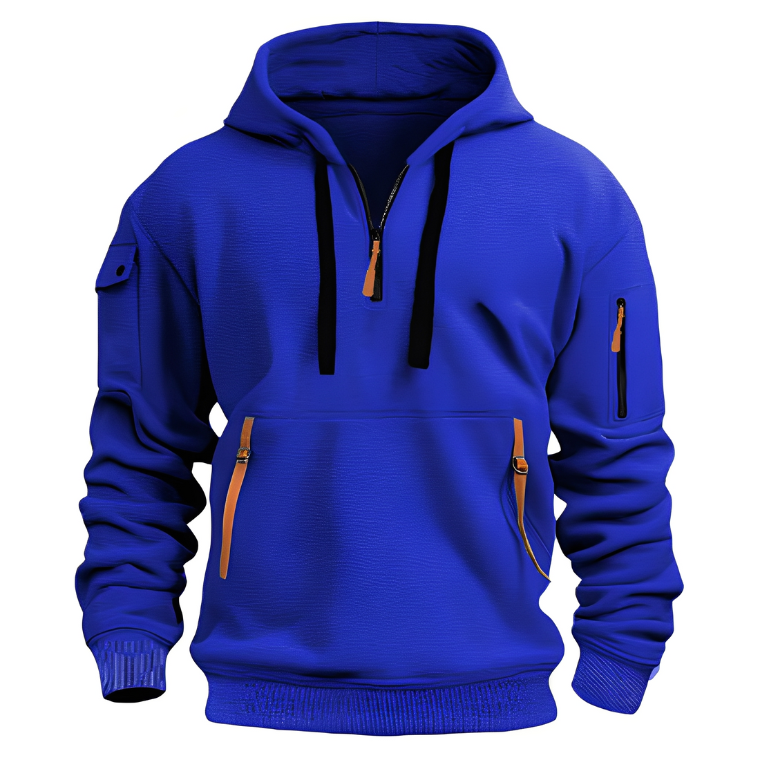Norton - Sweat à capuche moderne avec zip pour hommes