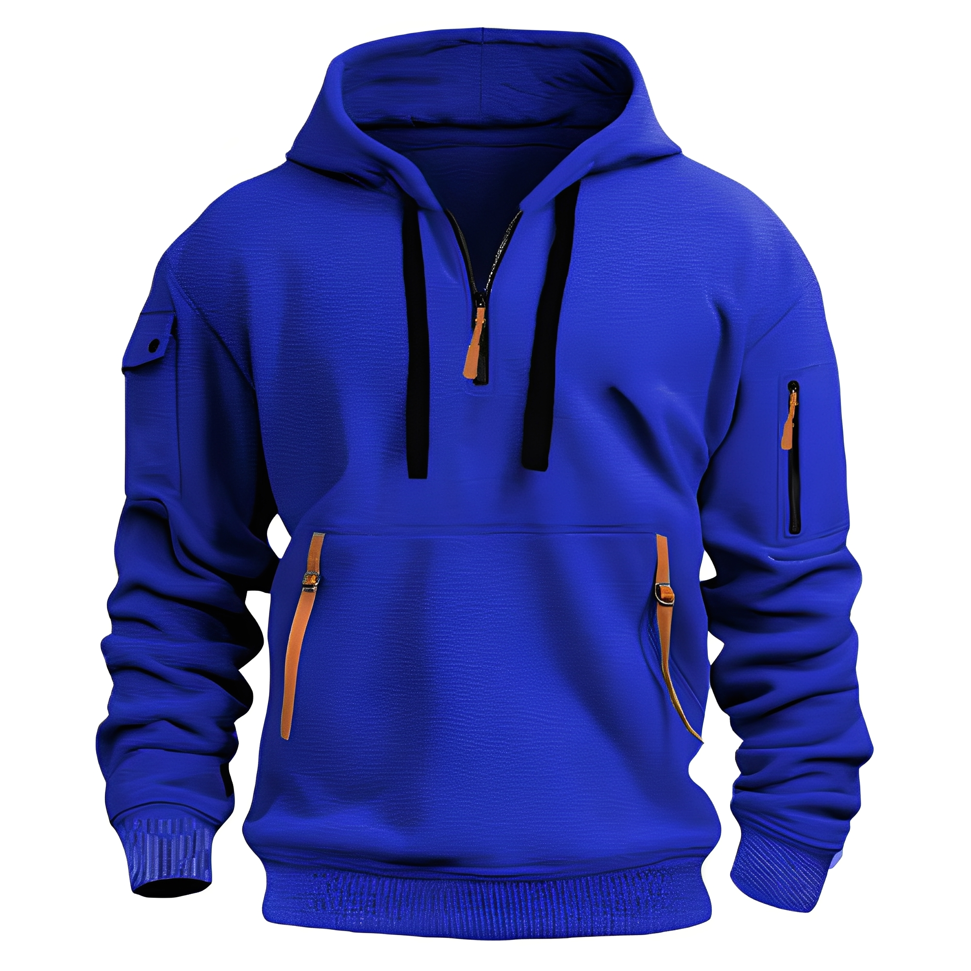 Norton - Sweat à capuche moderne avec zip pour hommes