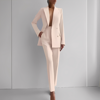 Marguerite - Elegantes Kostüm mit langem Blazer für Damen