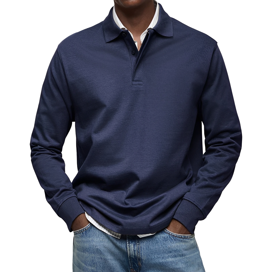 Argus - Polo pour homme à manches longues