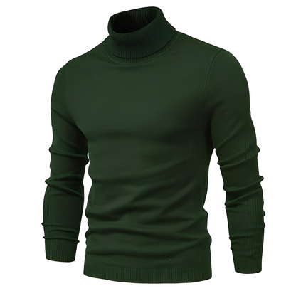 Darvin - Warm sweater with a rolled neck for men