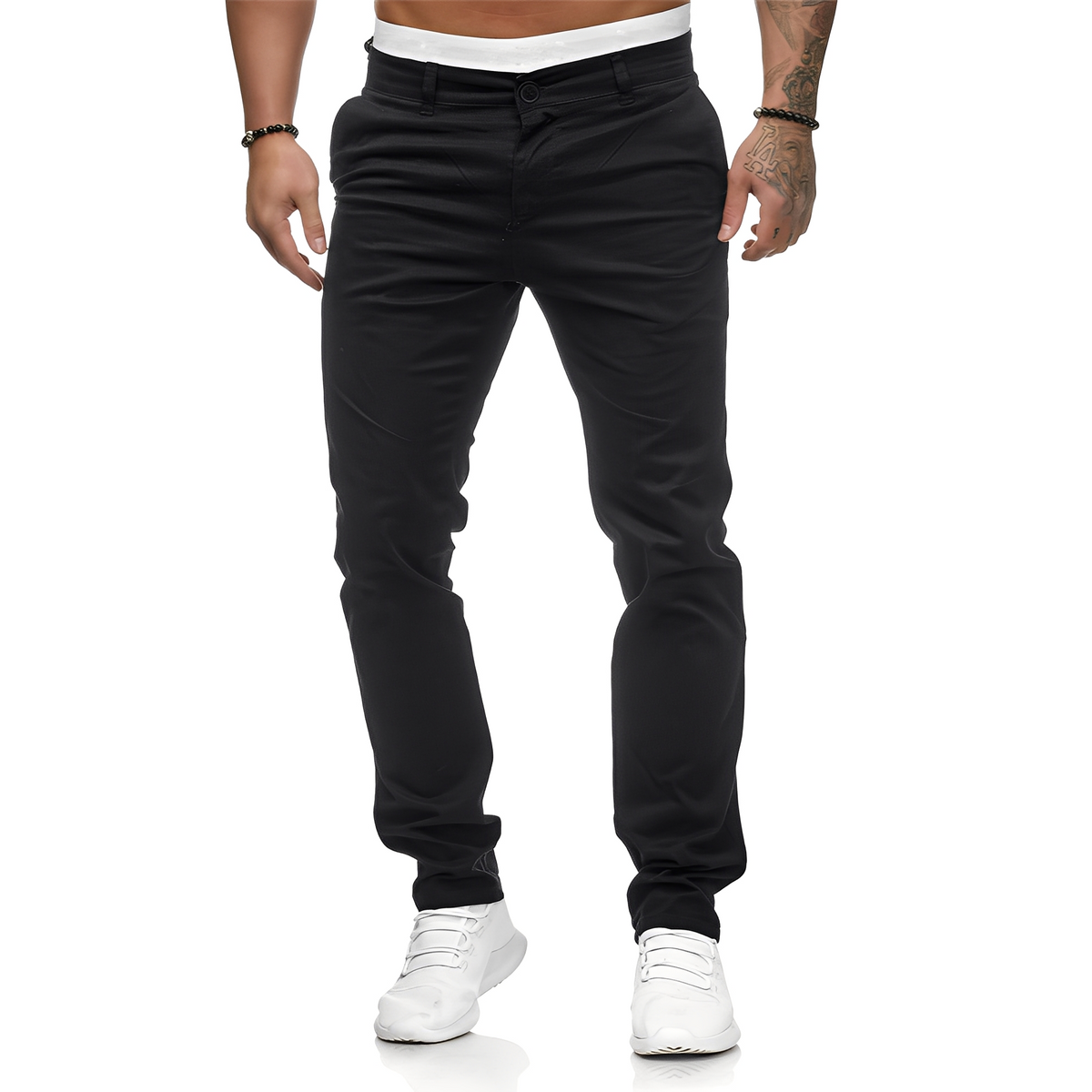 Colby - Pantalon confortable à coupe étroite