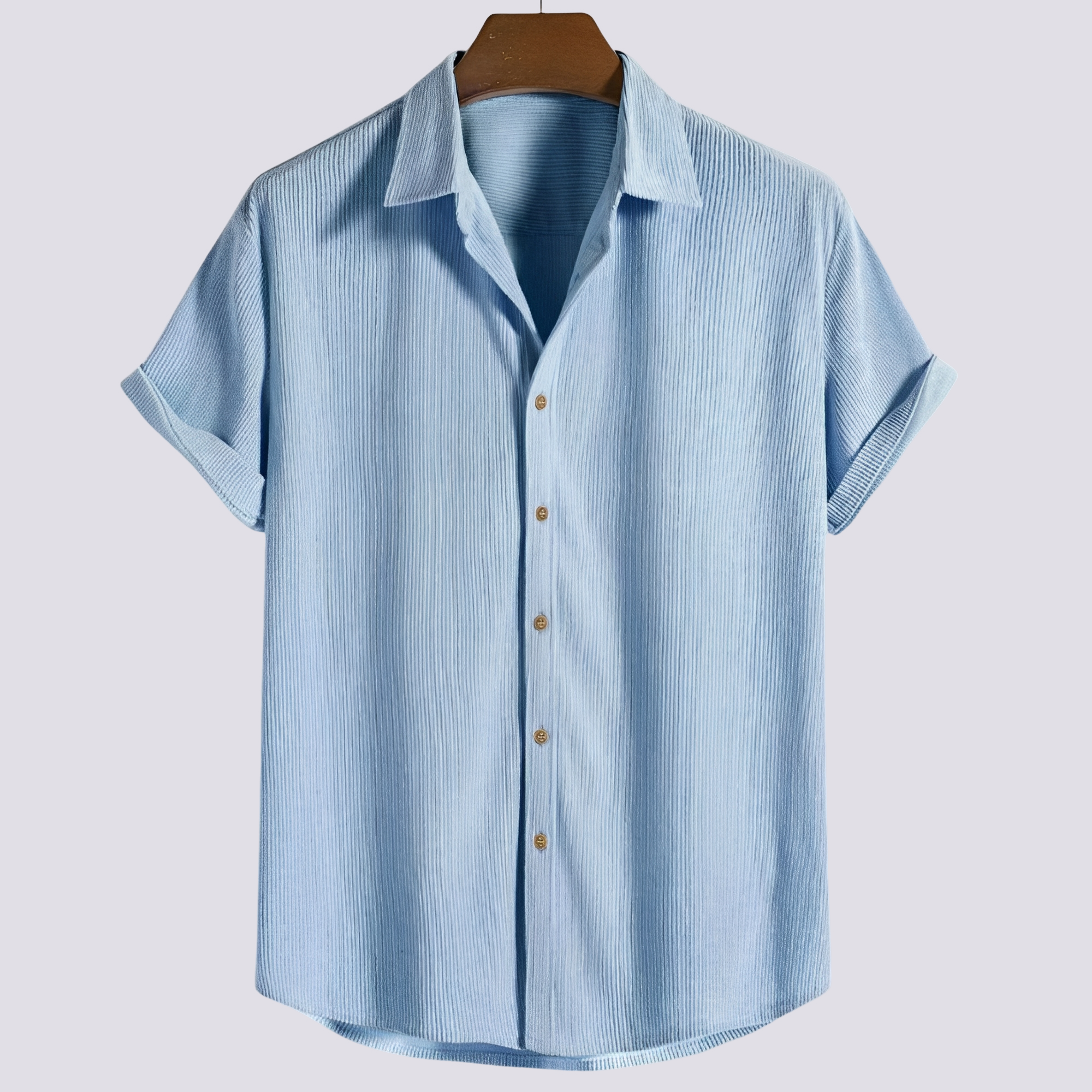 Kierce - Chemise décontractée à motif pour hommes
