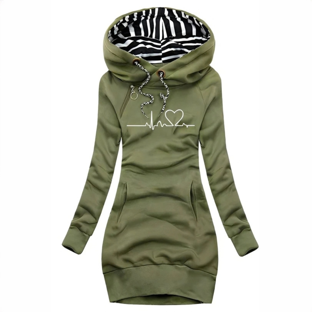 Jaidyn - Robe à capuche stylée
