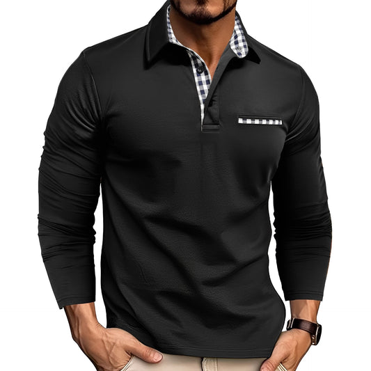 Cédrick - Warm long-sleeved shirt for winter, men's