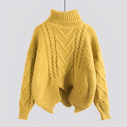 Claudia - Elegant turtleneck sweater for women